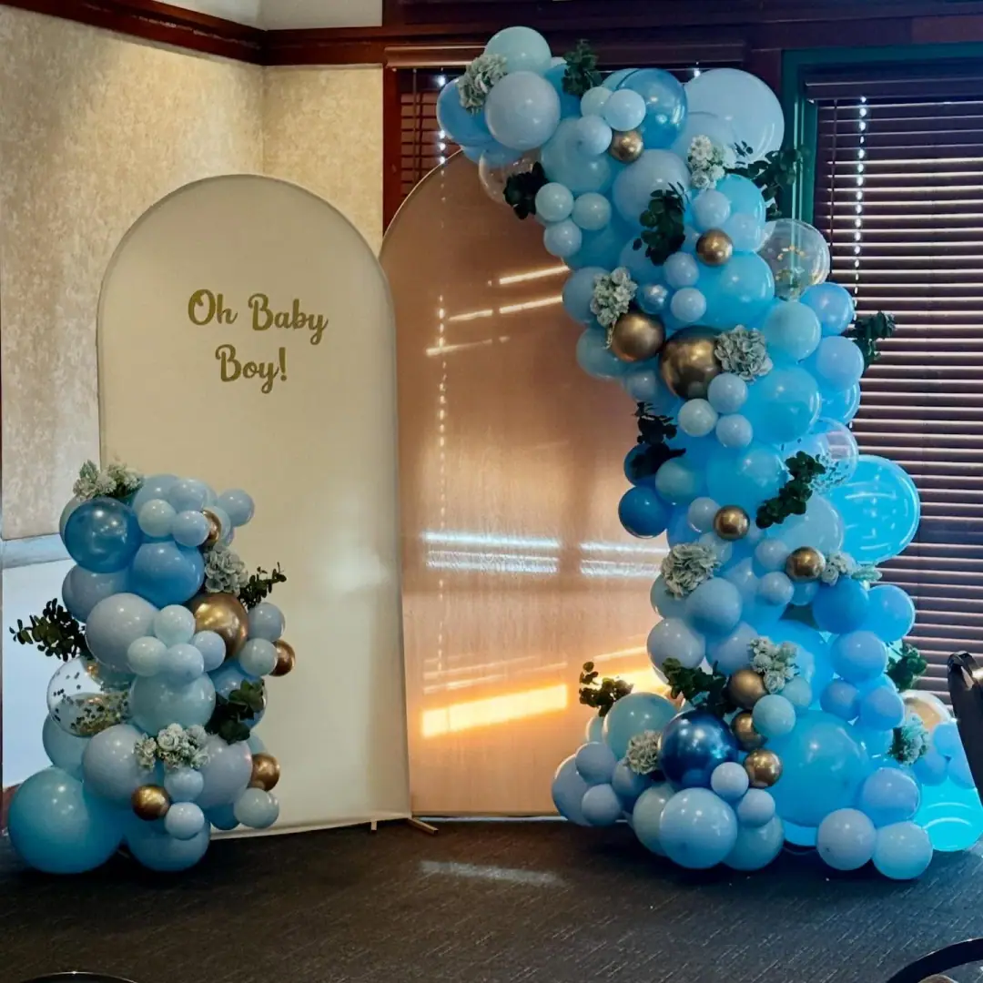 The perfect “Oh Baby Boy!” photo corner 💙📸